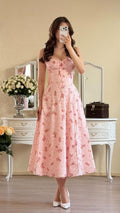 Spaghetti Strap Sweetheart Neckline A-Line Dress