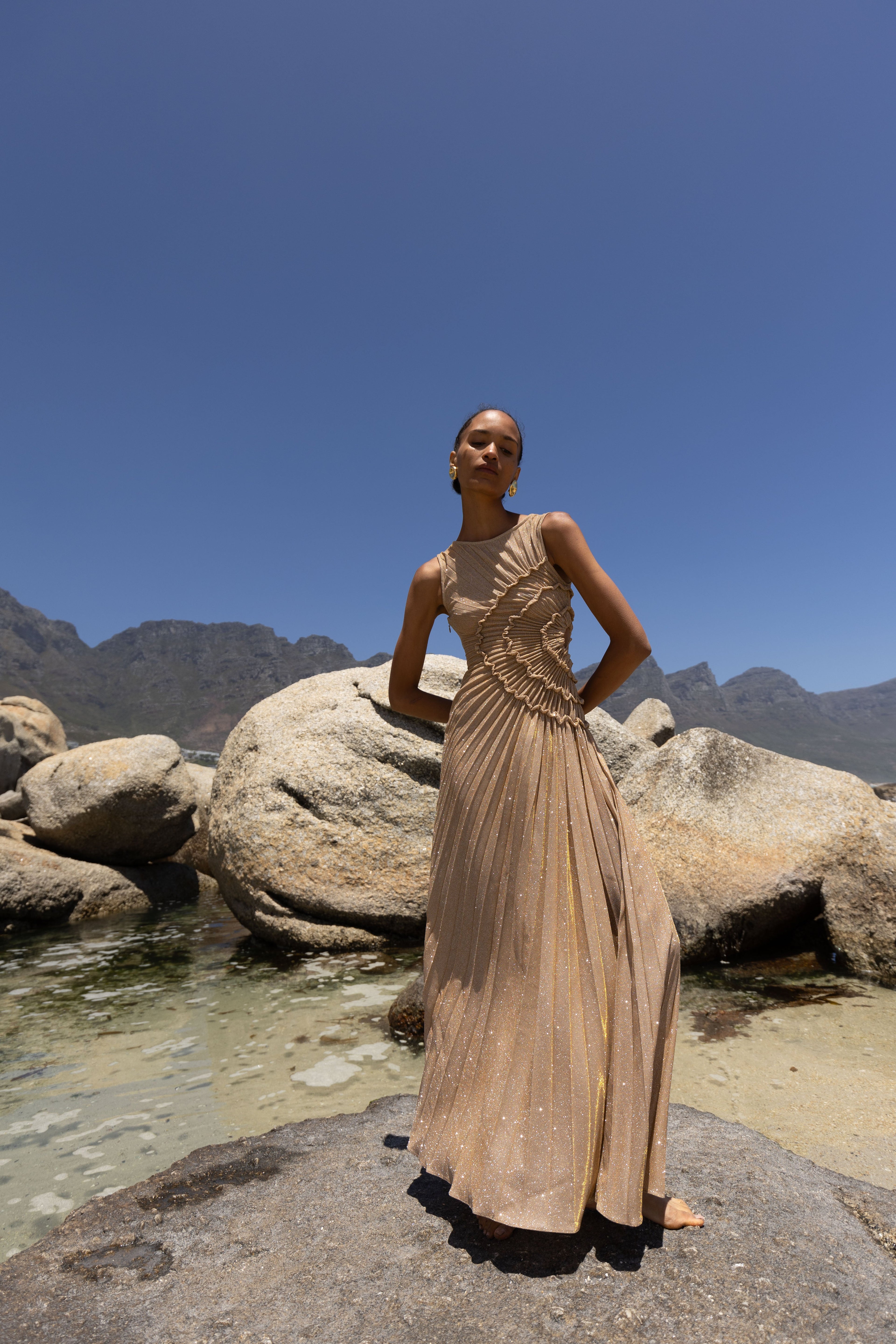 Solar Dress Floor Length