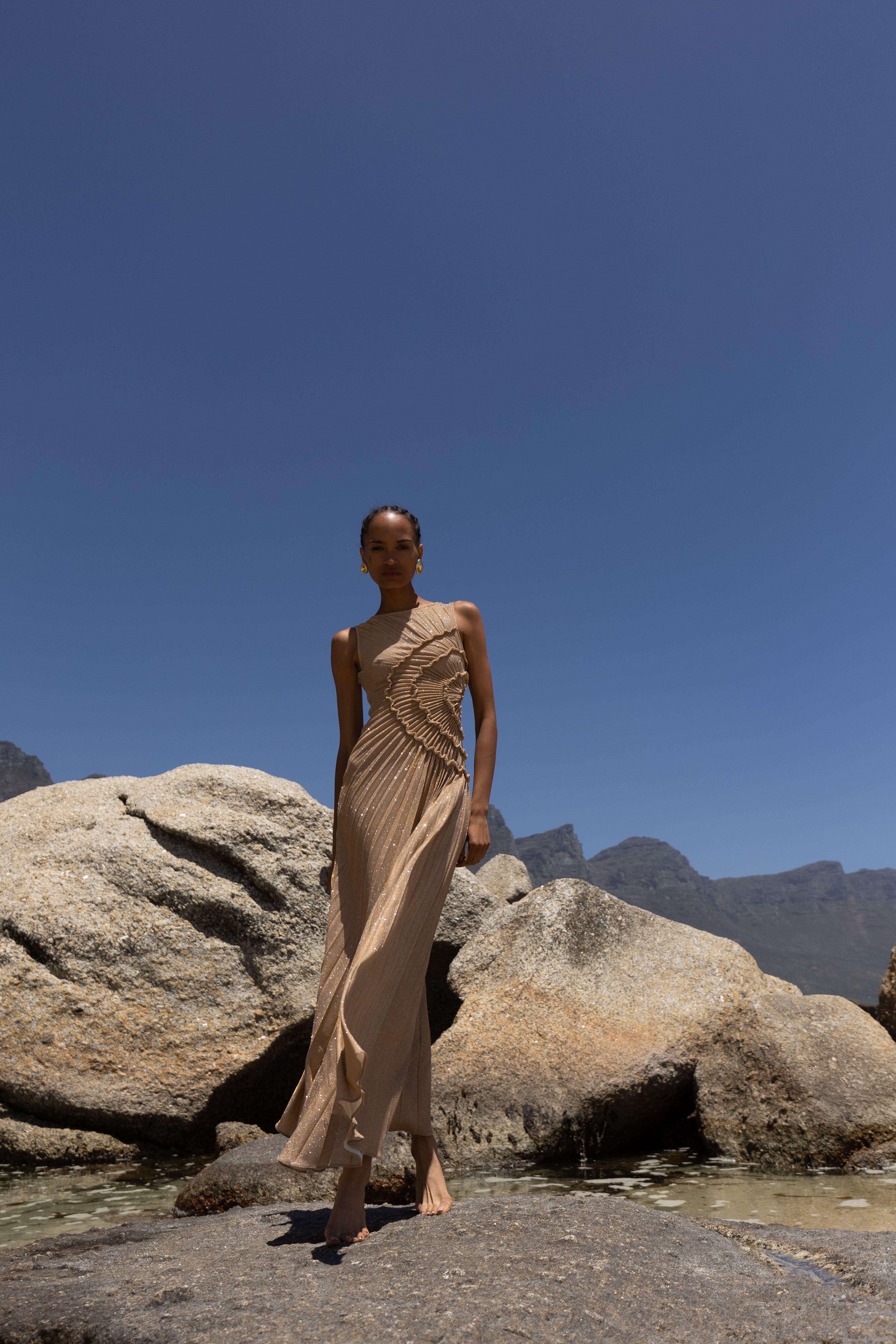 Solar Dress Floor Length