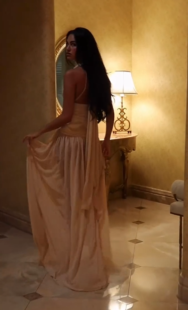 Sexy Sleeveless Cinched Patchwork Pleated Dress