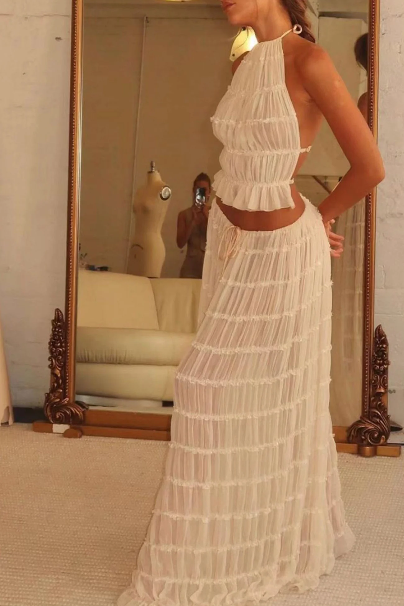 JULIETTE HALTER & SKIRT