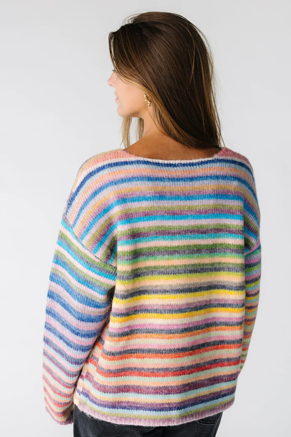 Striped Pullover Sweater