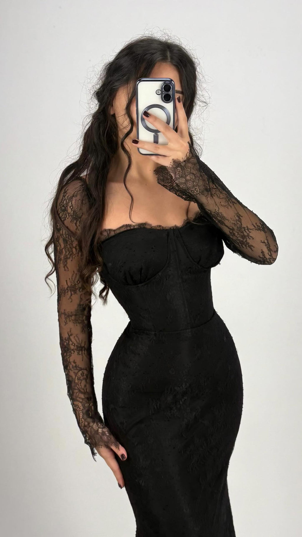 Sexy Lace U-Neck Slim Fit Elegant Dress