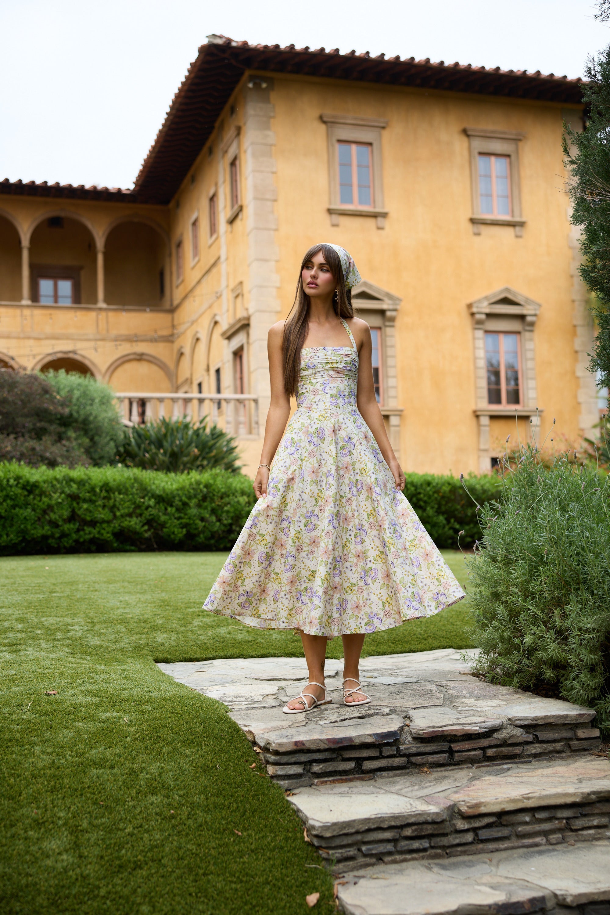 The Amora Dress in Cordoba Print