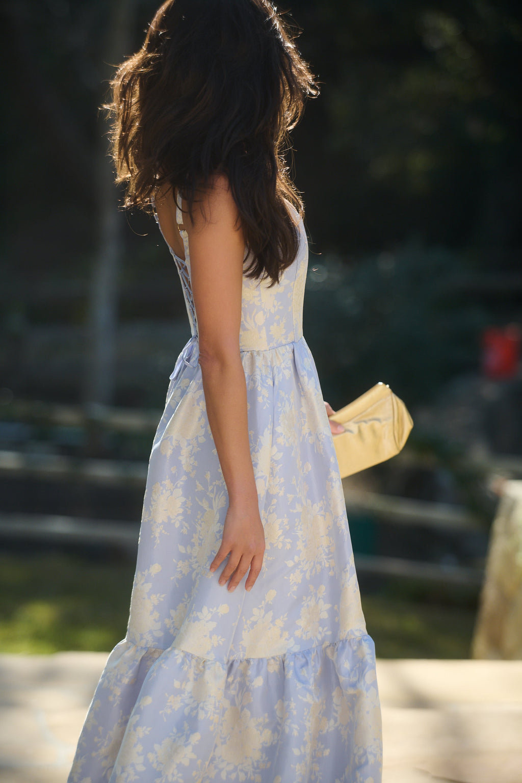 The Avery Dress in Bonnet Blue Windsor