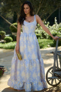 The Avery Dress in Bonnet Blue Windsor