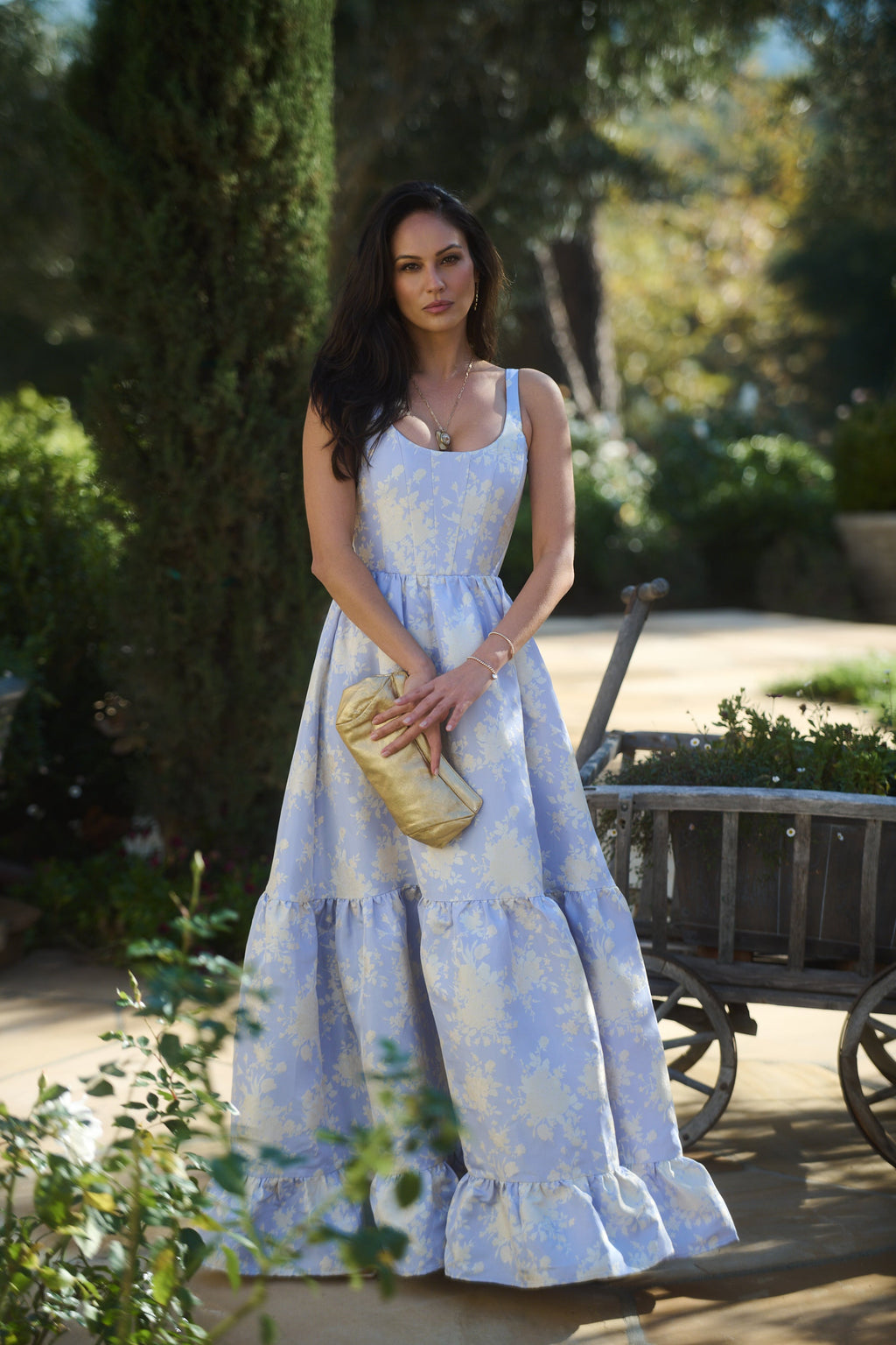 The Avery Dress in Bonnet Blue Windsor