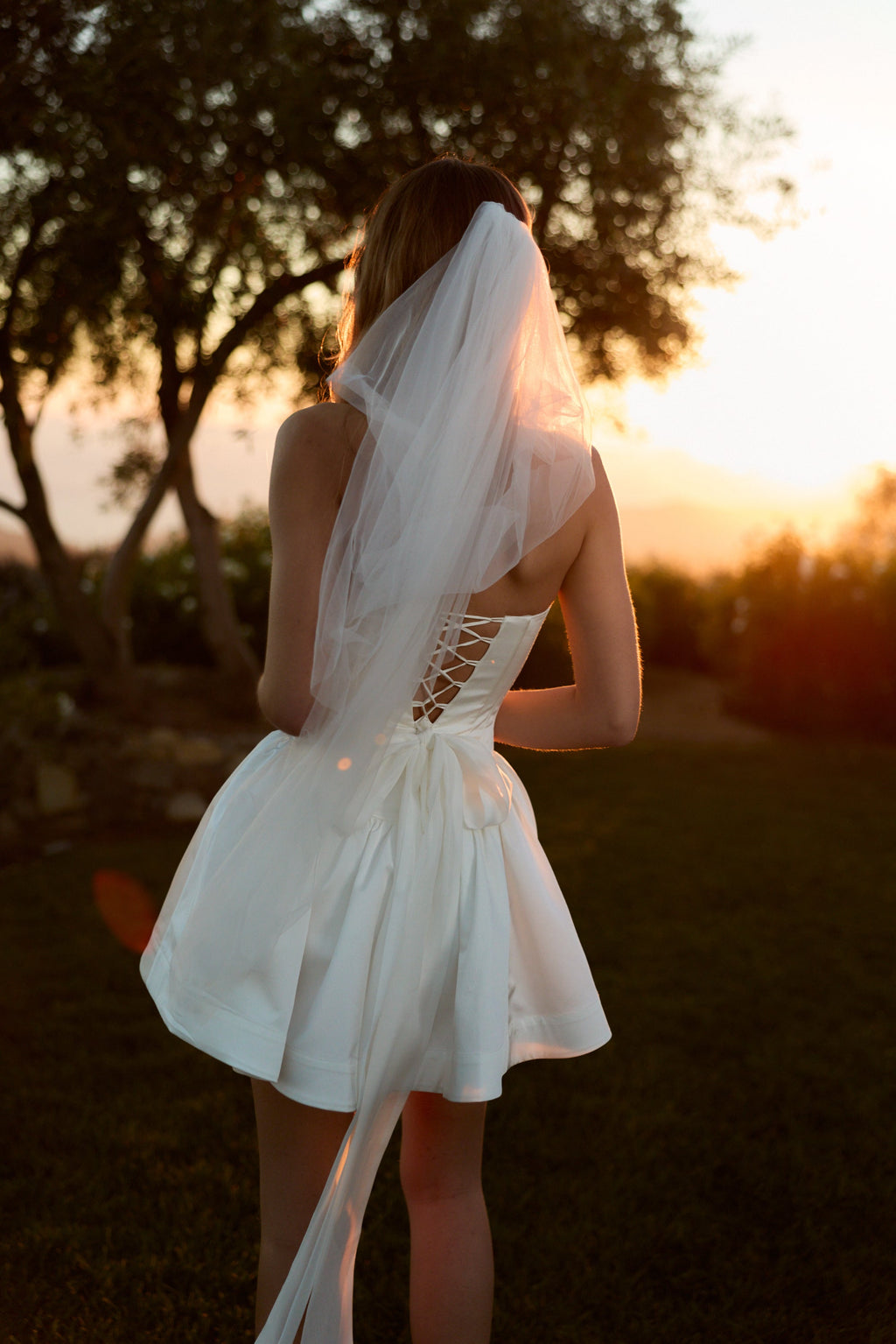 The Callie Dress in White