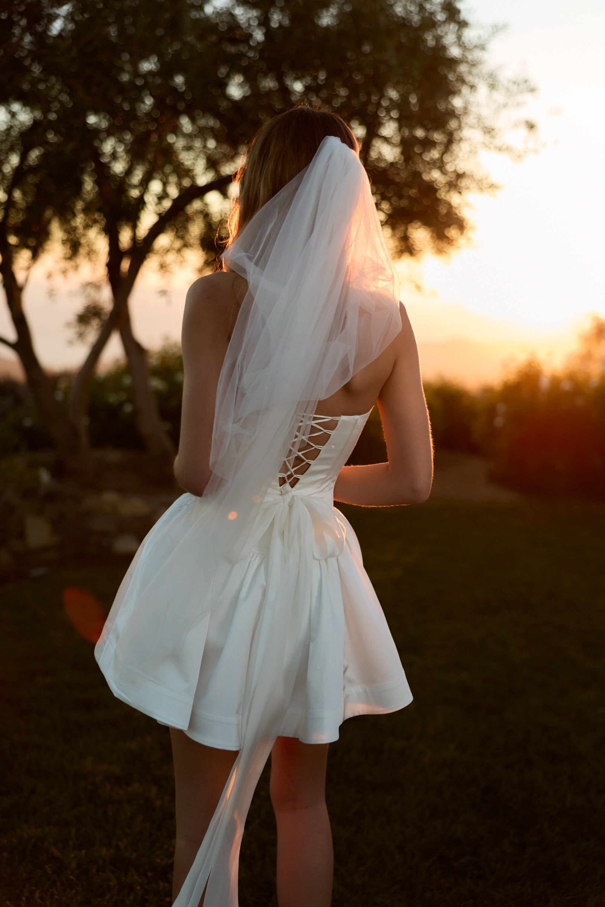 The Callie Dress in White