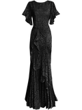 Cascade Dress Floor Length