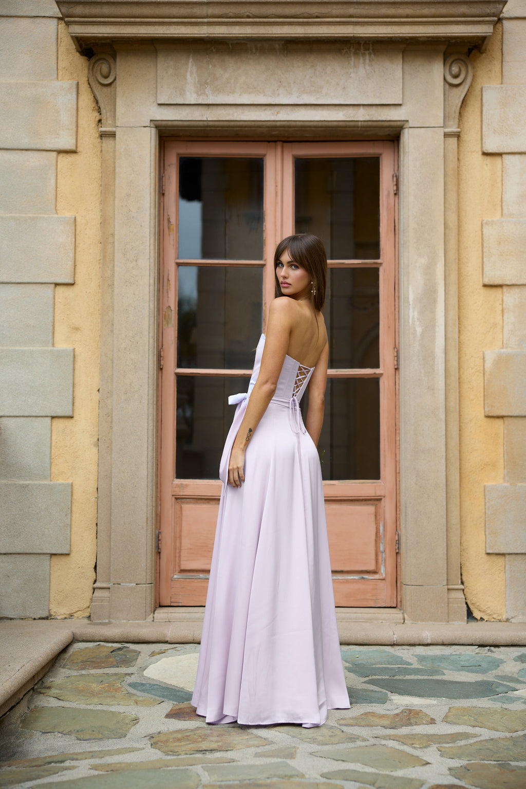 The Cecilia Dress in Lavender Fog