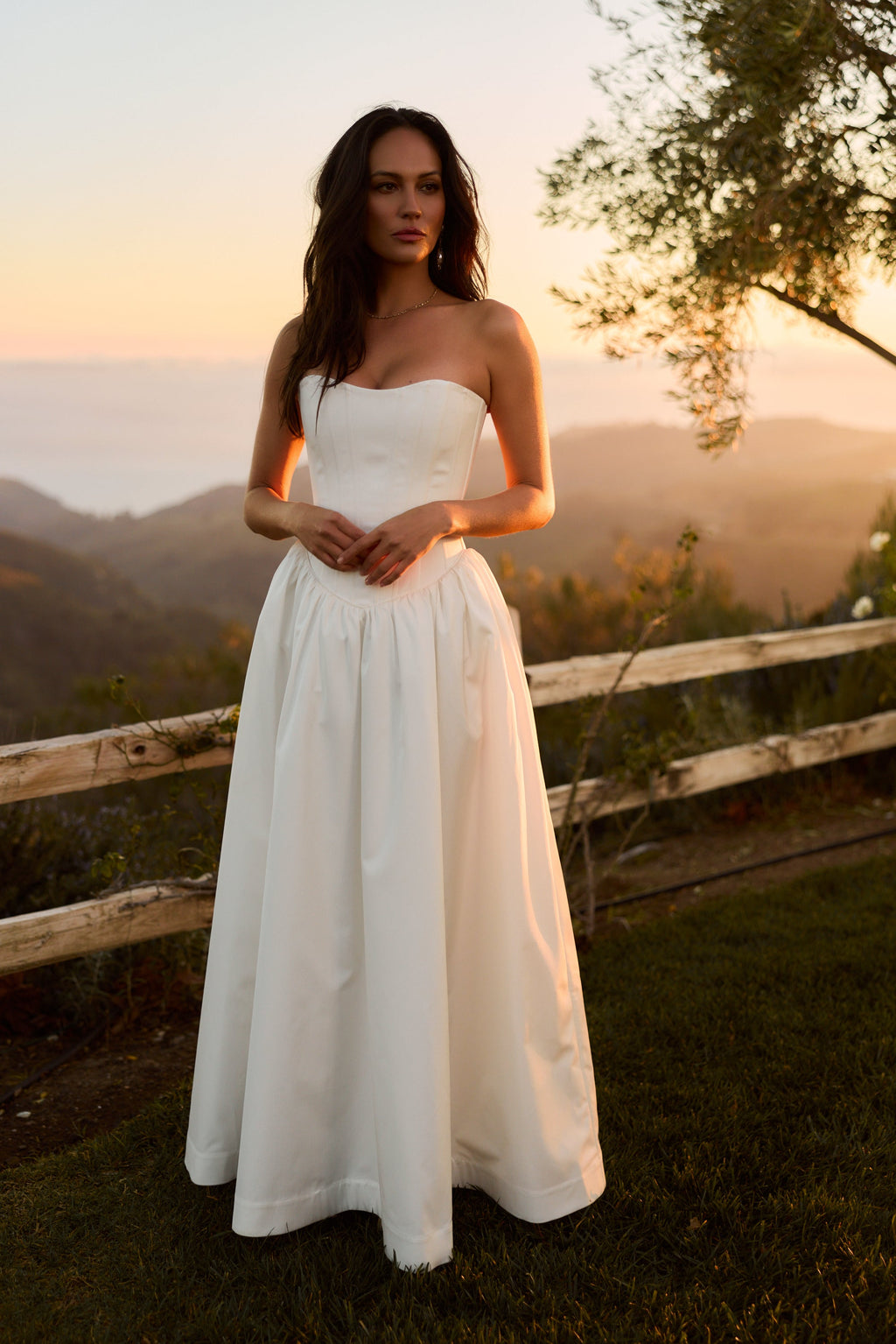 The Clara Gown in White