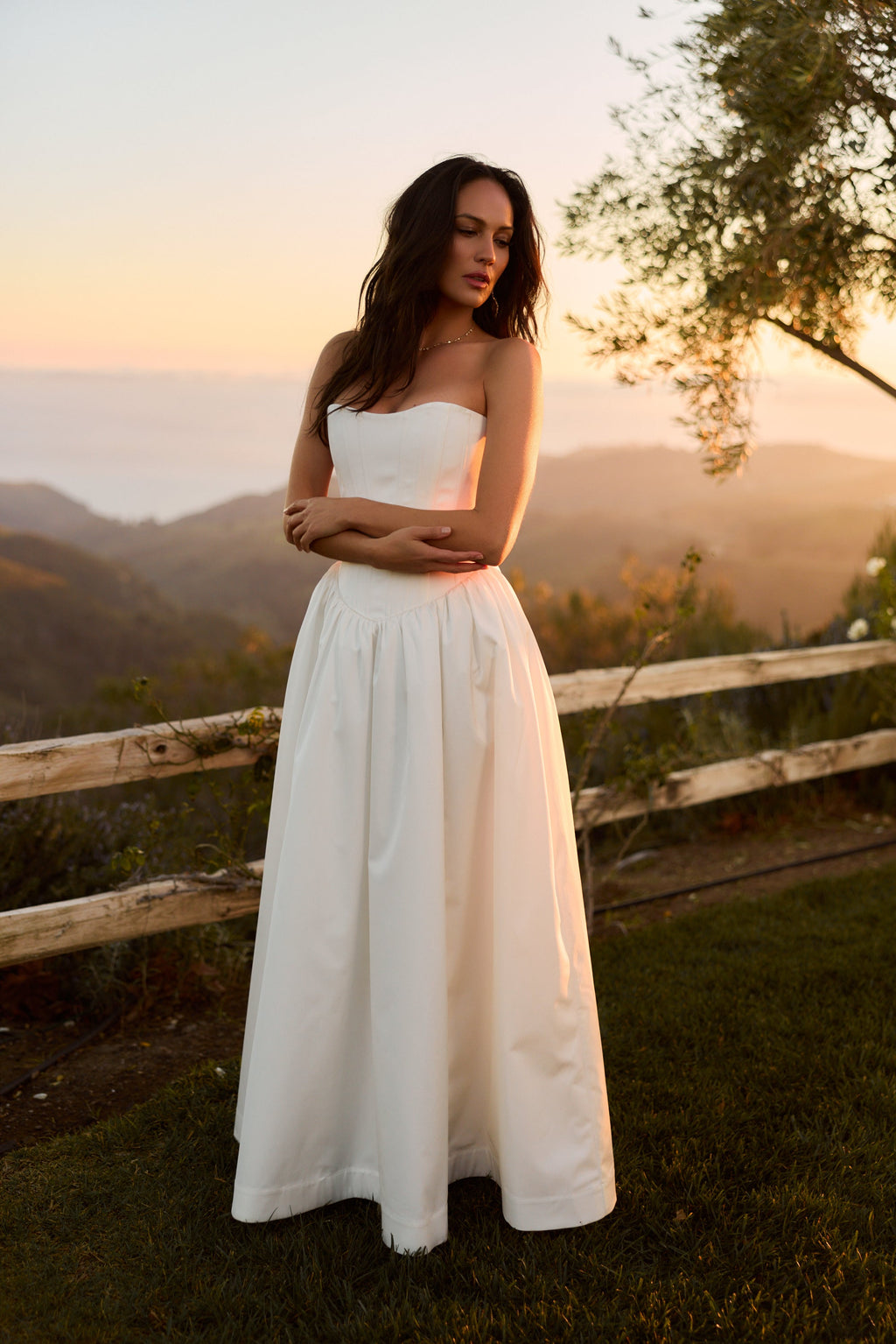 The Clara Gown in White