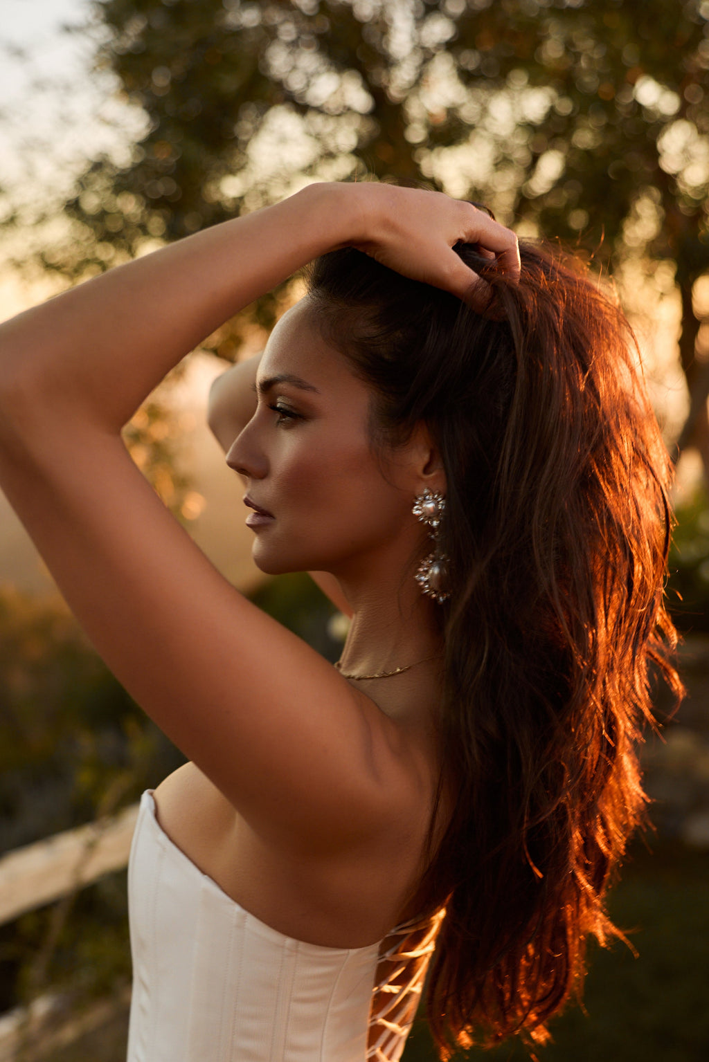The Clara Gown in White