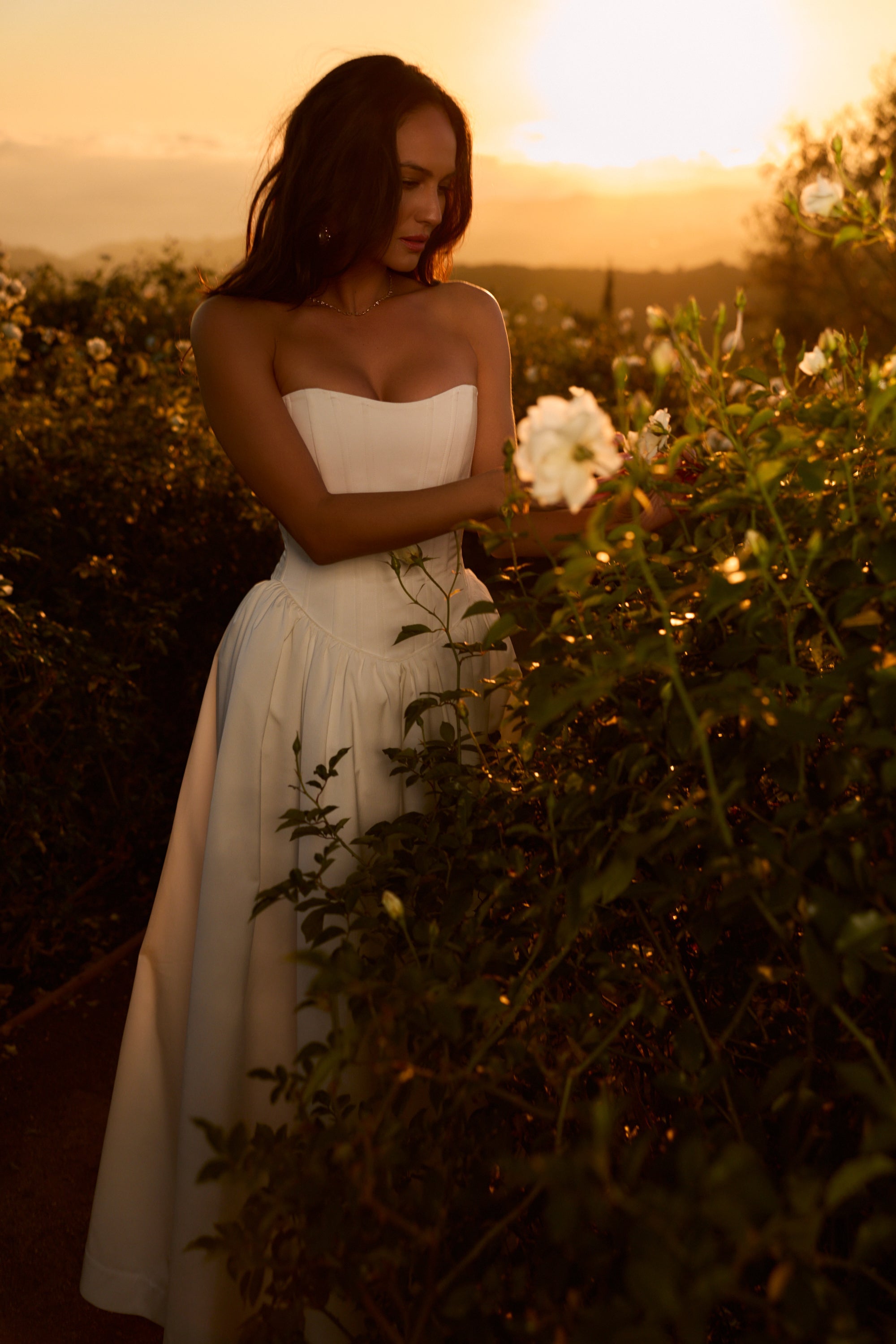The Clara Gown in White