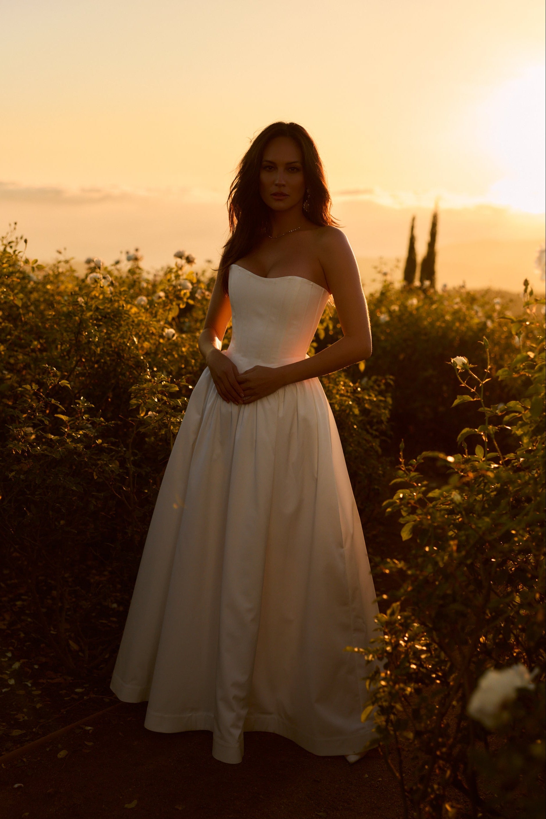 The Clara Gown in White