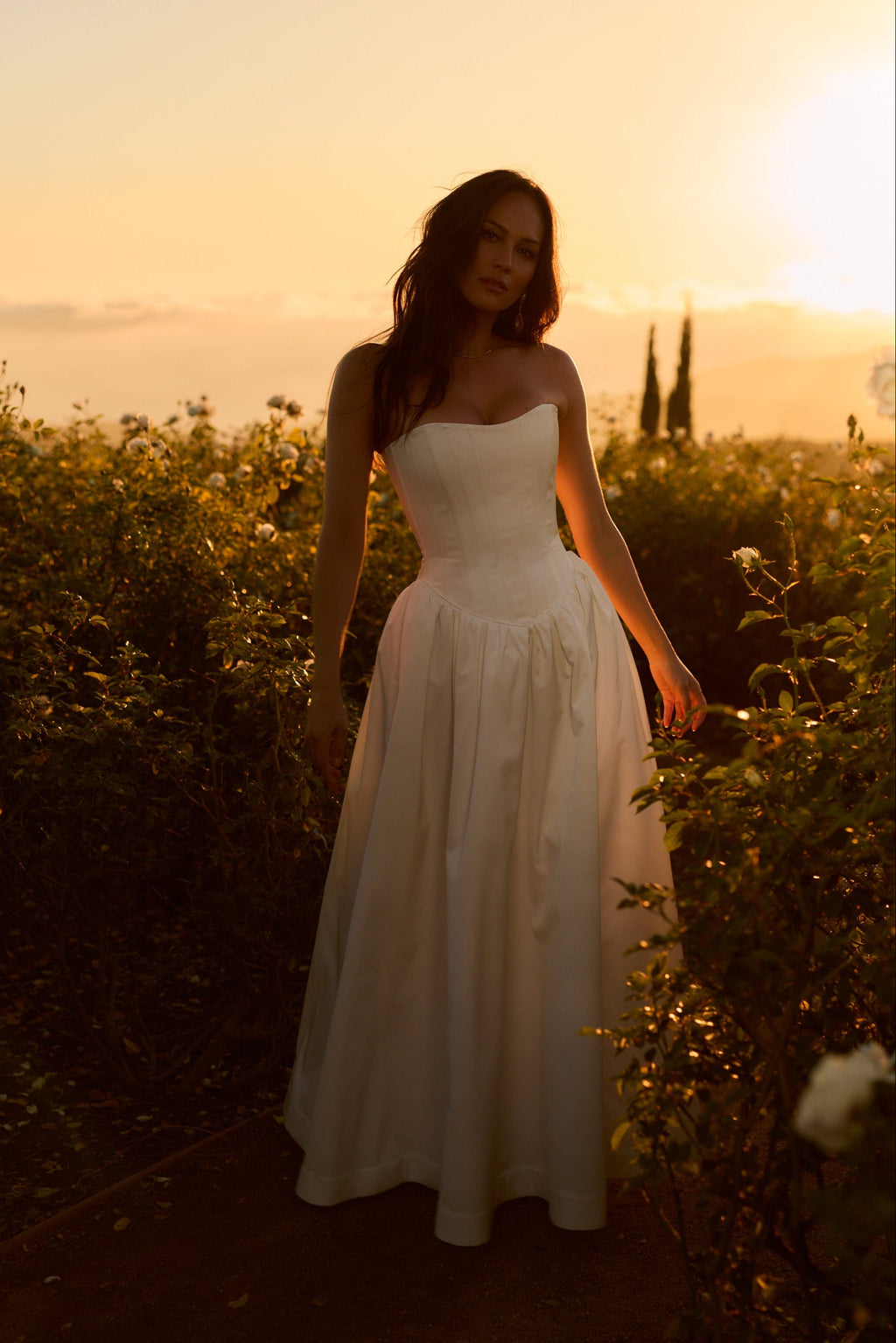 The Clara Gown in White