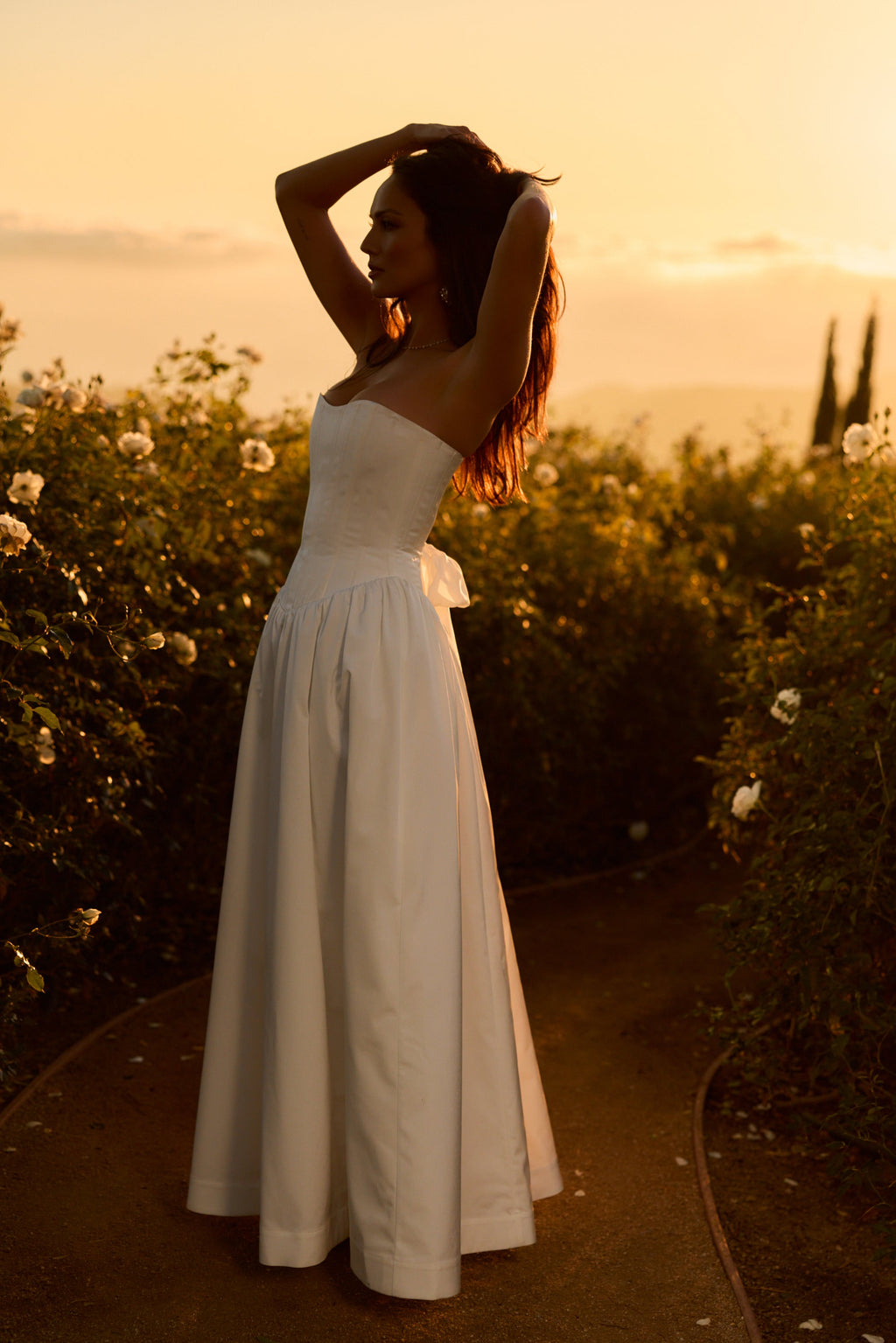The Clara Gown in White
