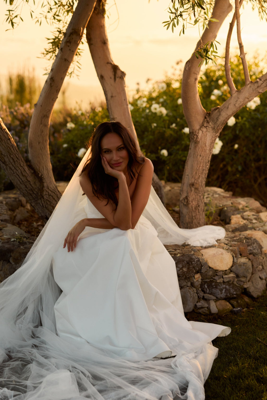 The Clara Gown in White