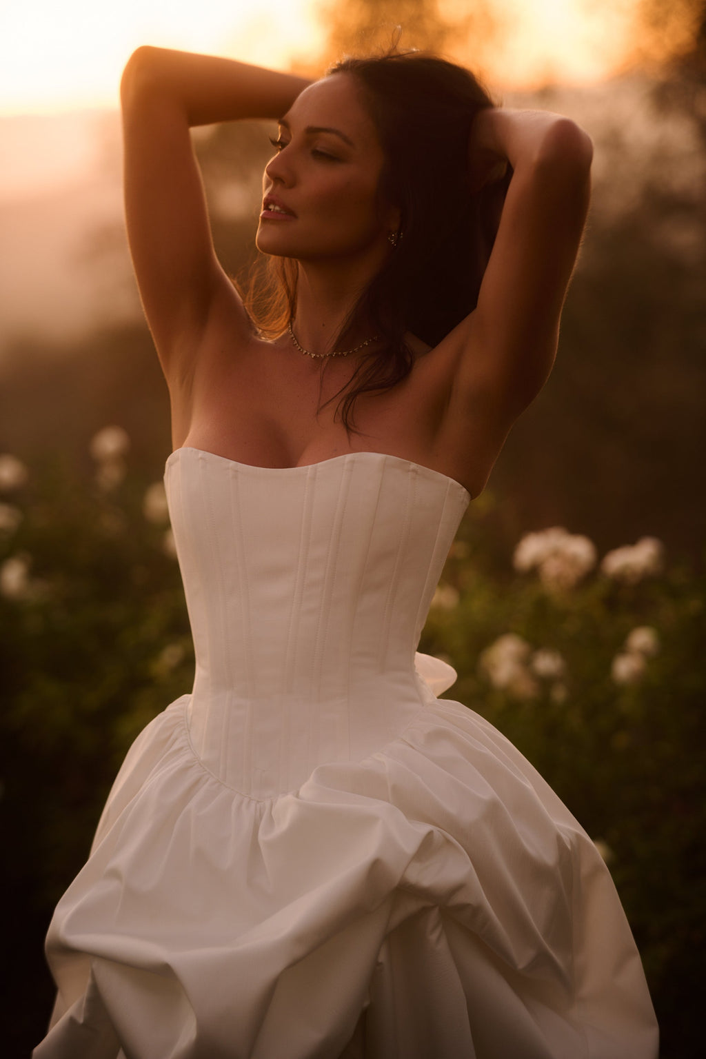 The Clara Gown in White