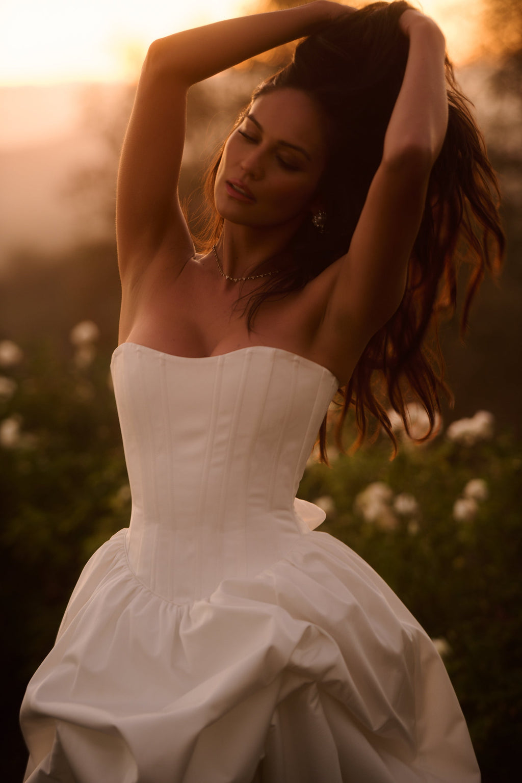 The Clara Gown in White