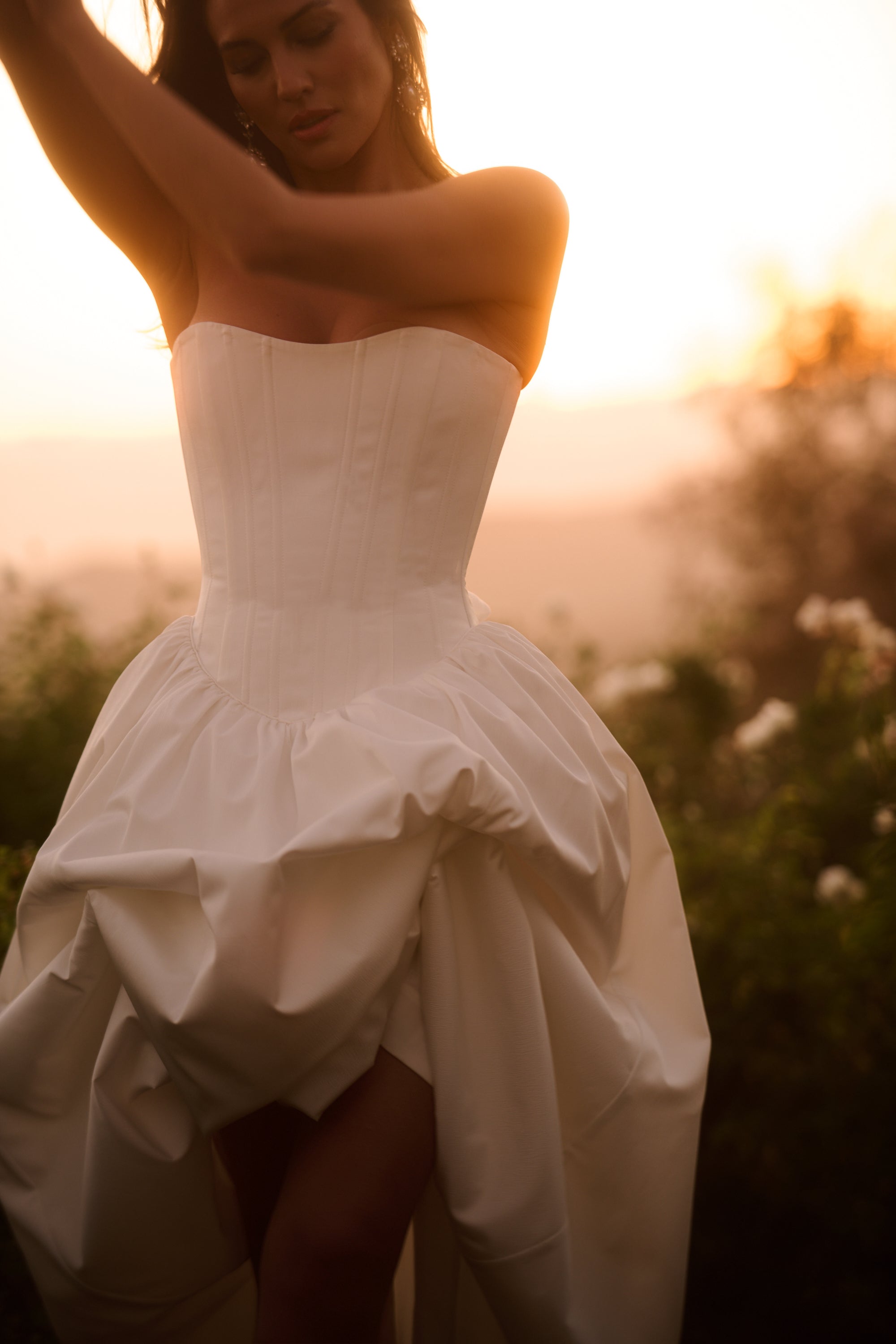 The Clara Gown in White
