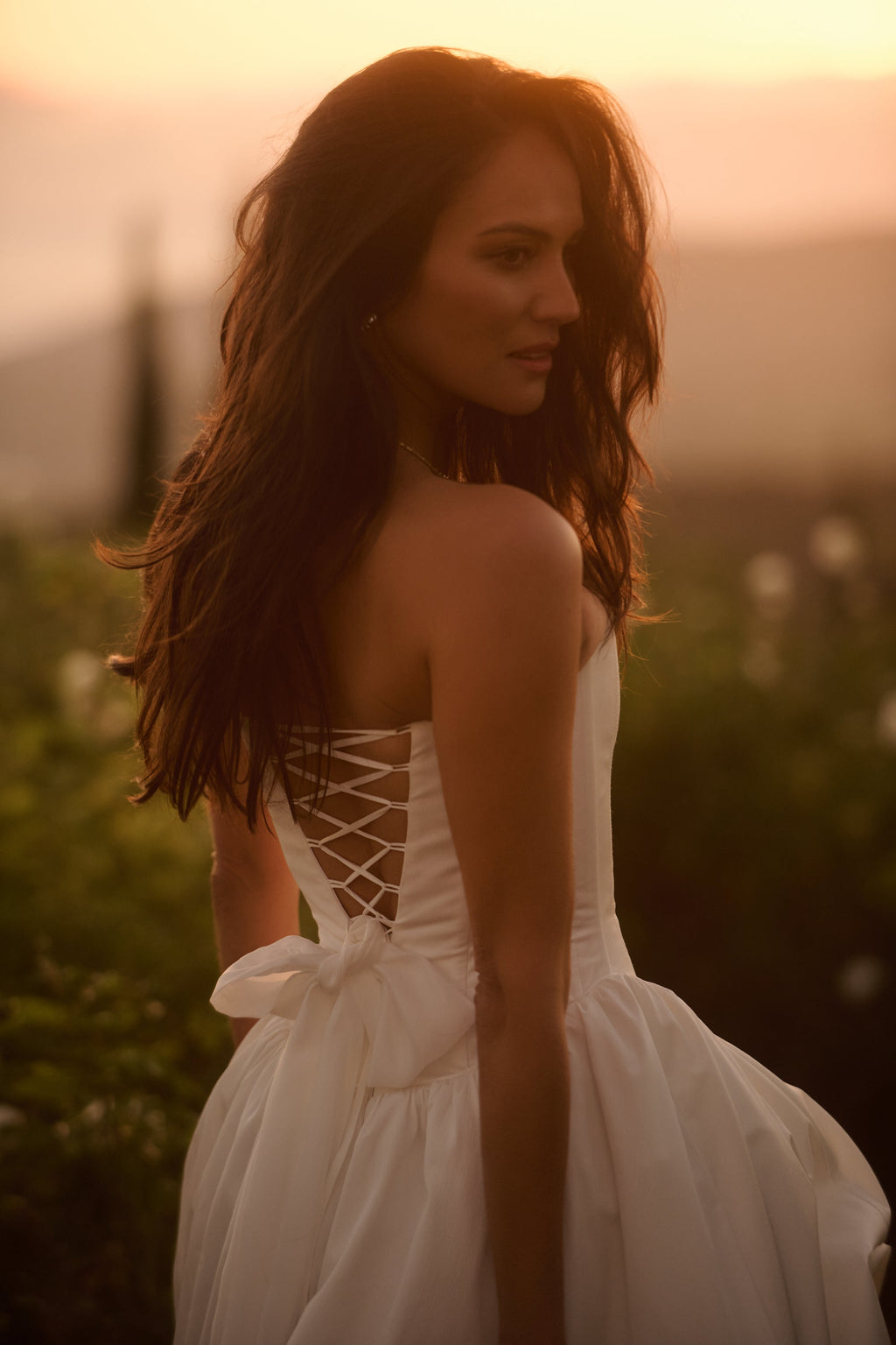 The Clara Gown in White