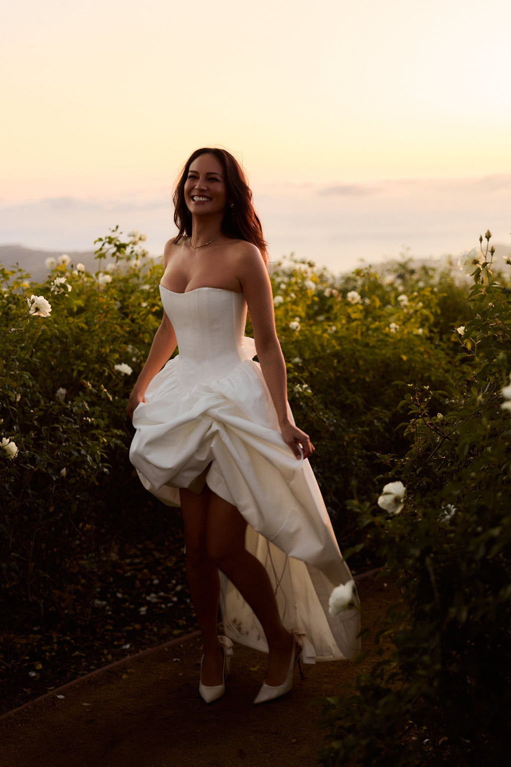 The Clara Gown in White