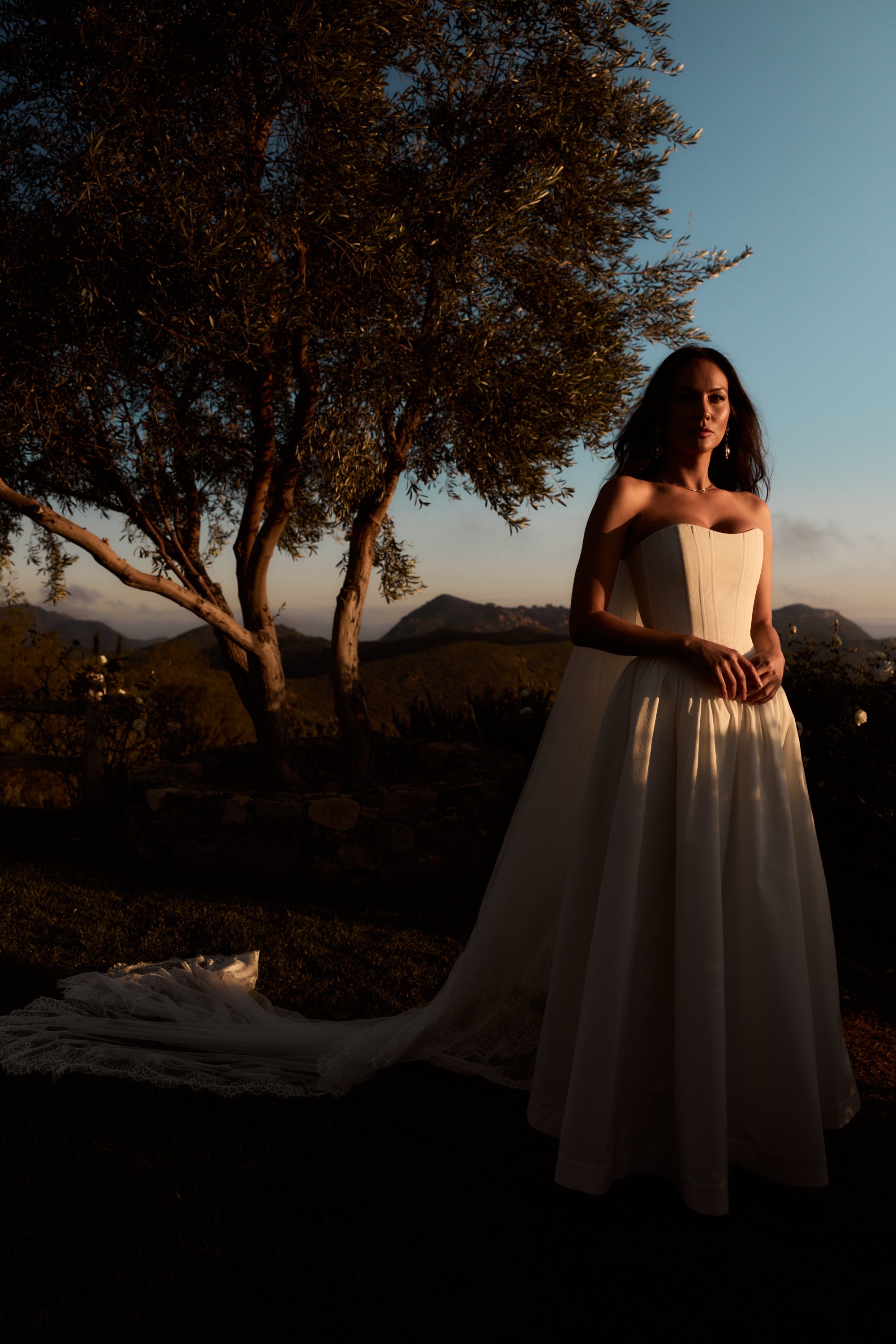 The Clara Gown in White