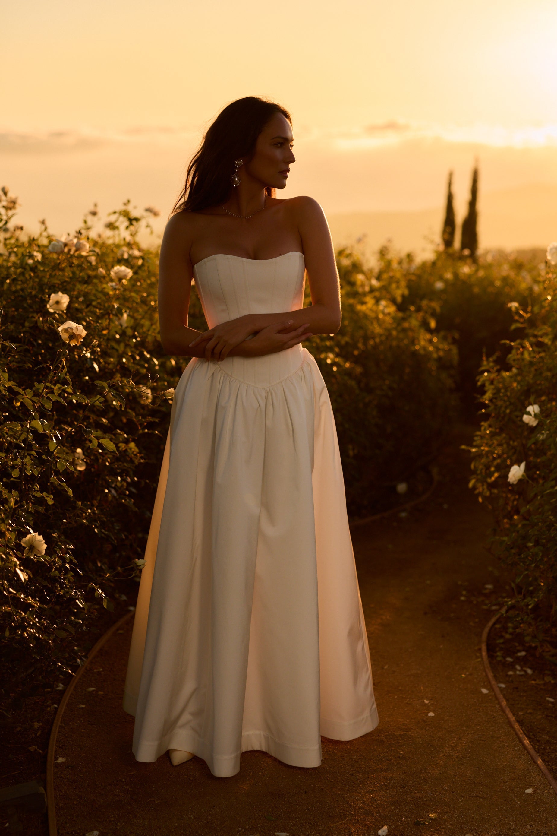 The Clara Gown in White