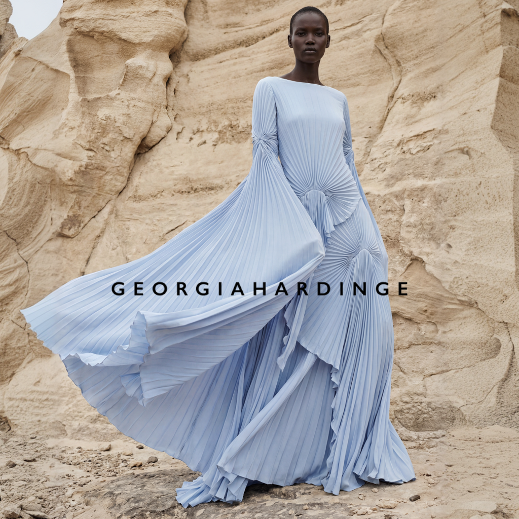 Waterfall Dress Floor Length