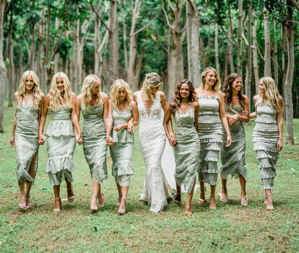 The Lily Dress in Sage