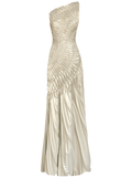 Impression Dress Floor Length Metallic