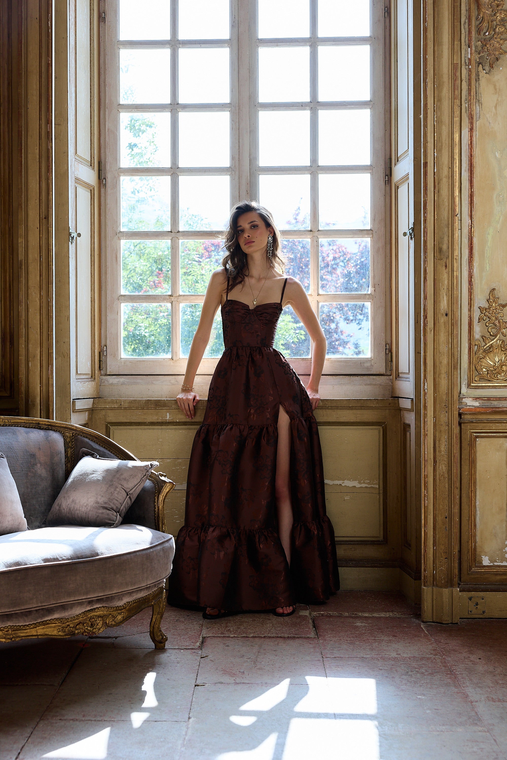 The Lucetta Dress in Andorra Baroque Floral