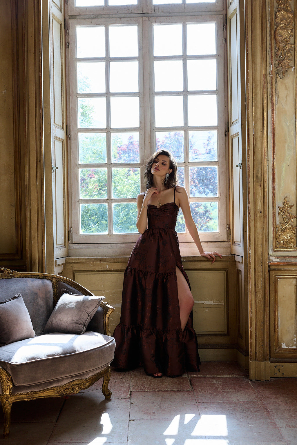 The Lucetta Dress in Andorra Baroque Floral