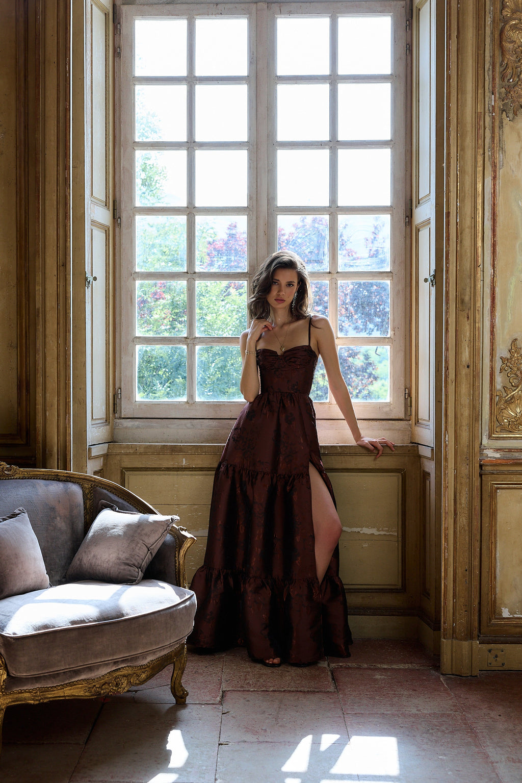 The Lucetta Dress in Andorra Baroque Floral