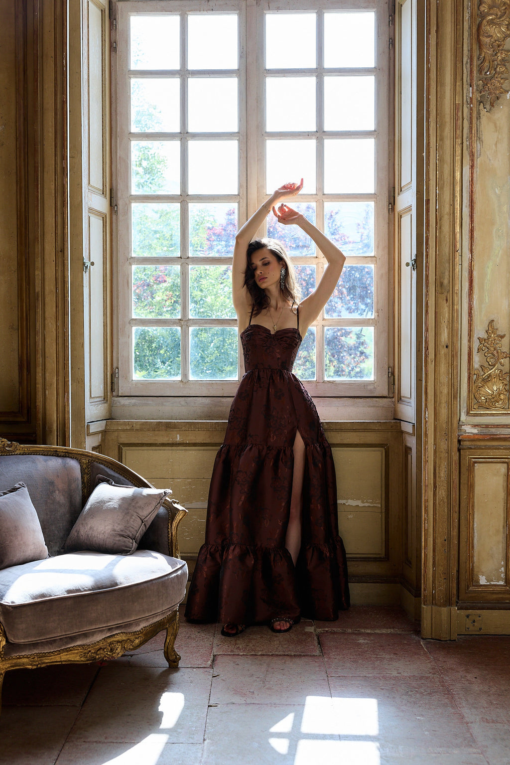 The Lucetta Dress in Andorra Baroque Floral