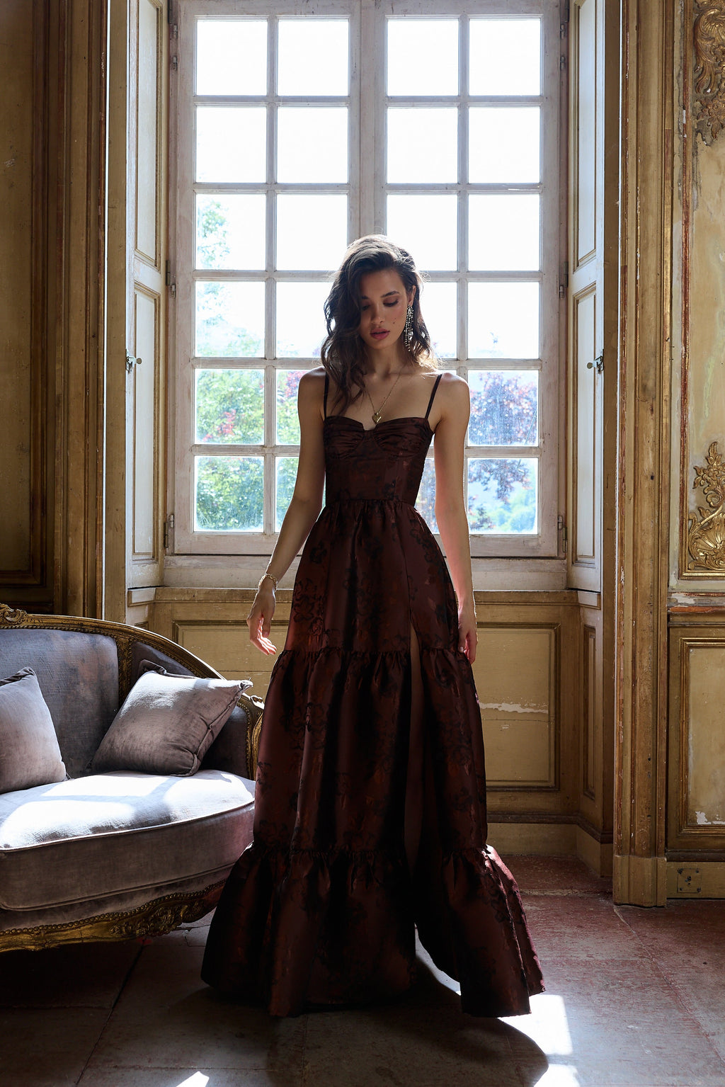 The Lucetta Dress in Andorra Baroque Floral
