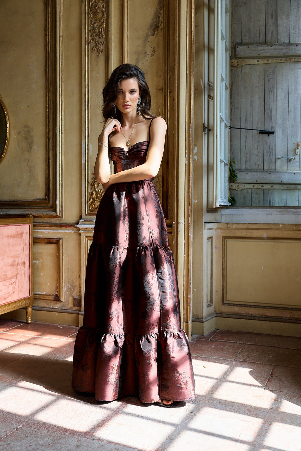 The Lucetta Dress in Andorra Baroque Floral
