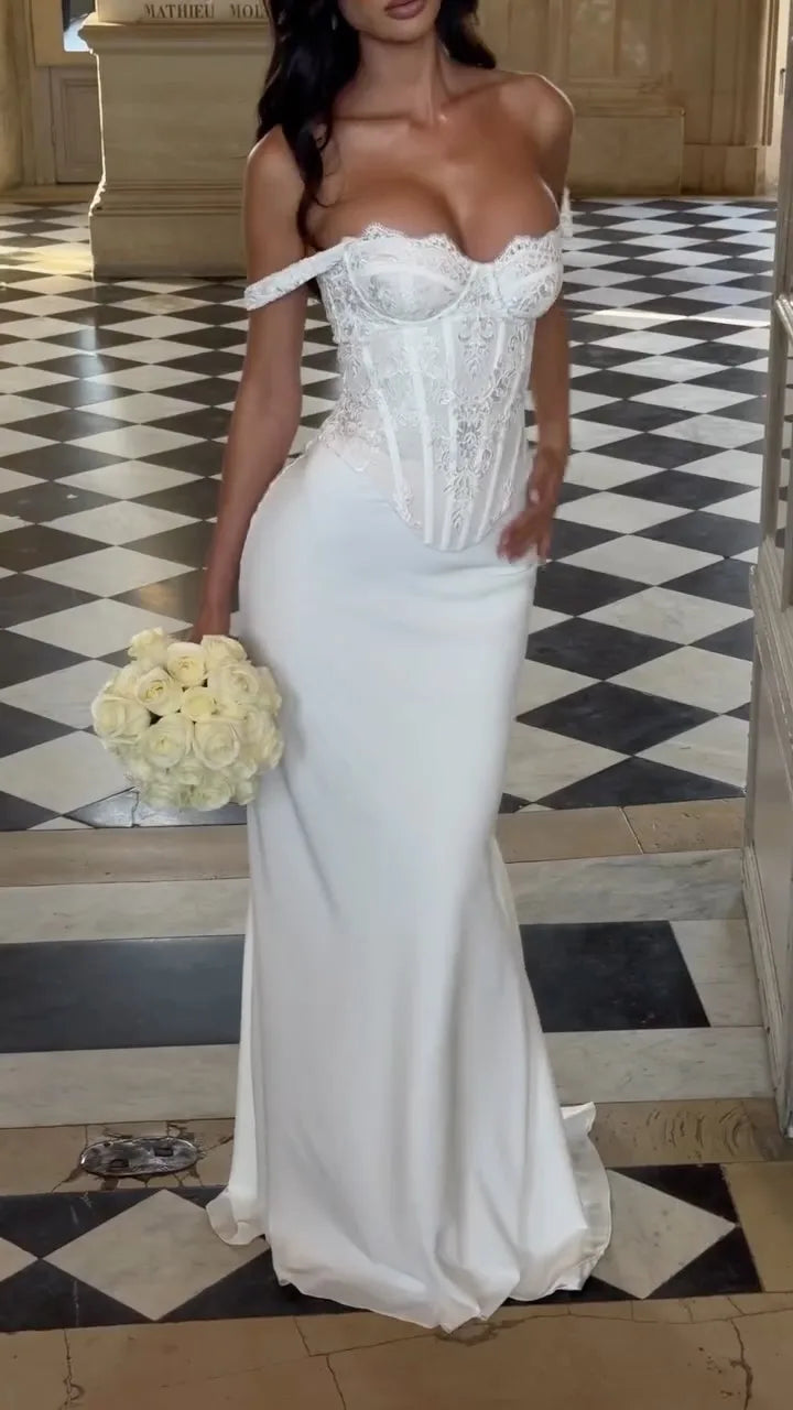 Lace Corset Mermaid Wedding Dress