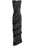 Spiral Dress Floor Length