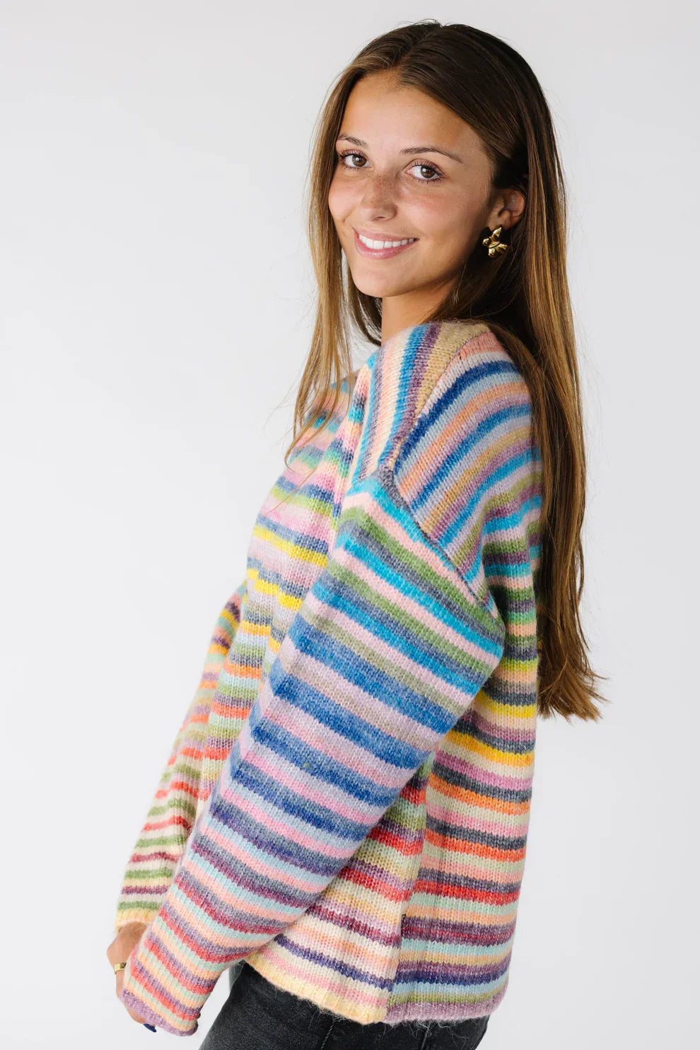 Striped Pullover Sweater