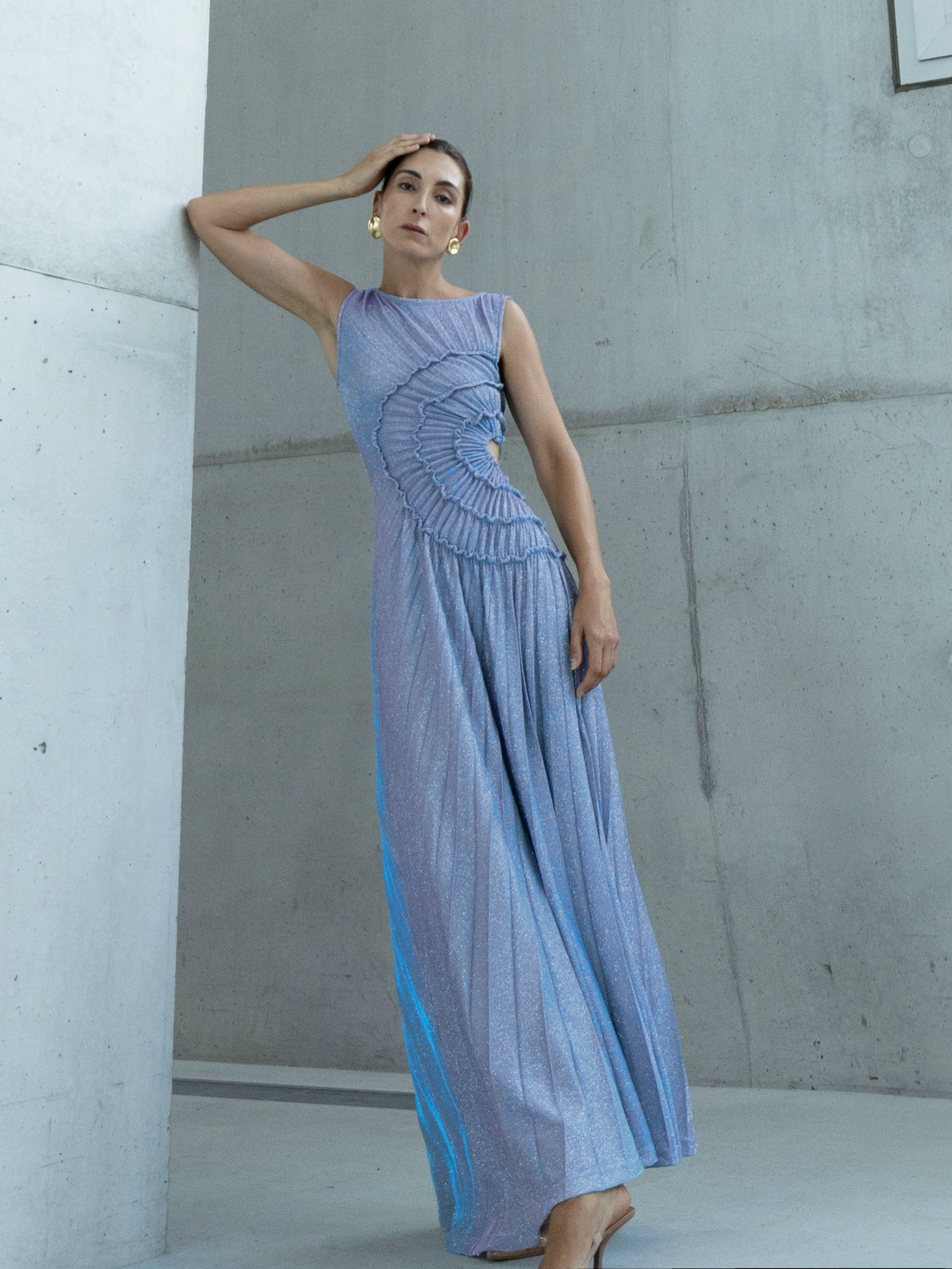 Solar Dress Floor Length