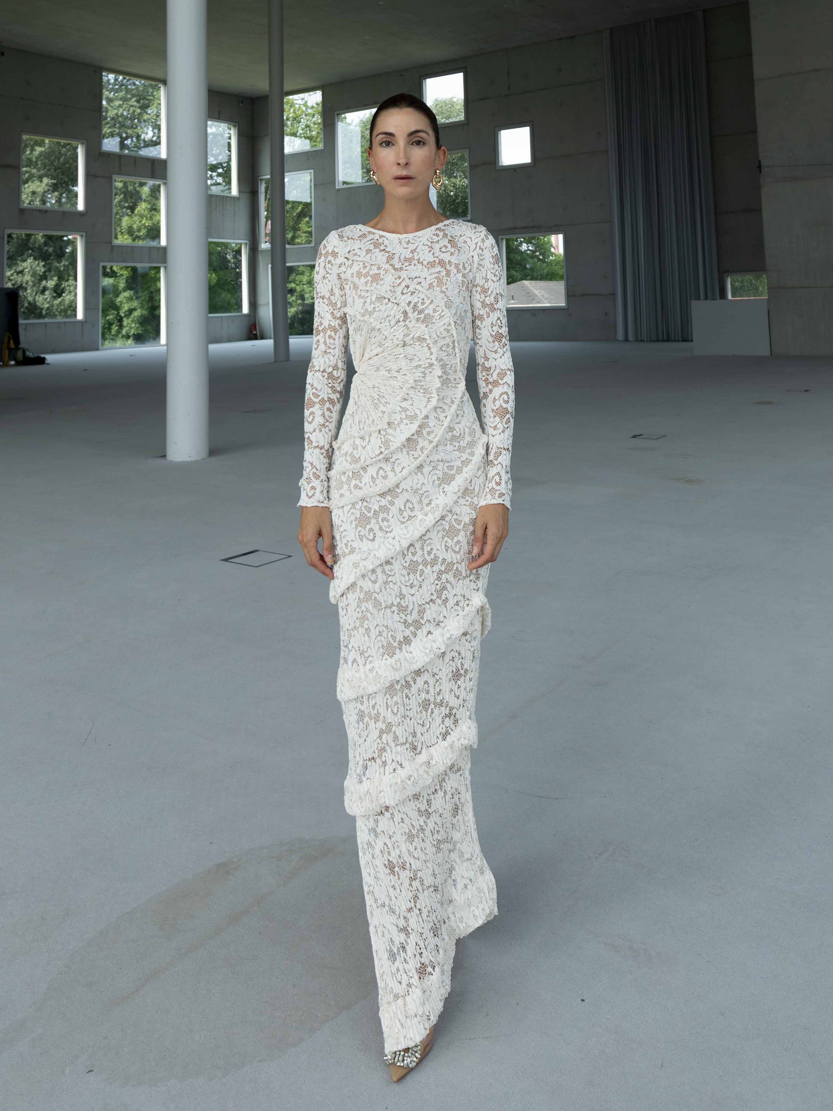 Spiralite Dress Floor Length