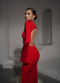 Sexy Long-Sleeved Slim-Fit Slit Fishtail Skirt