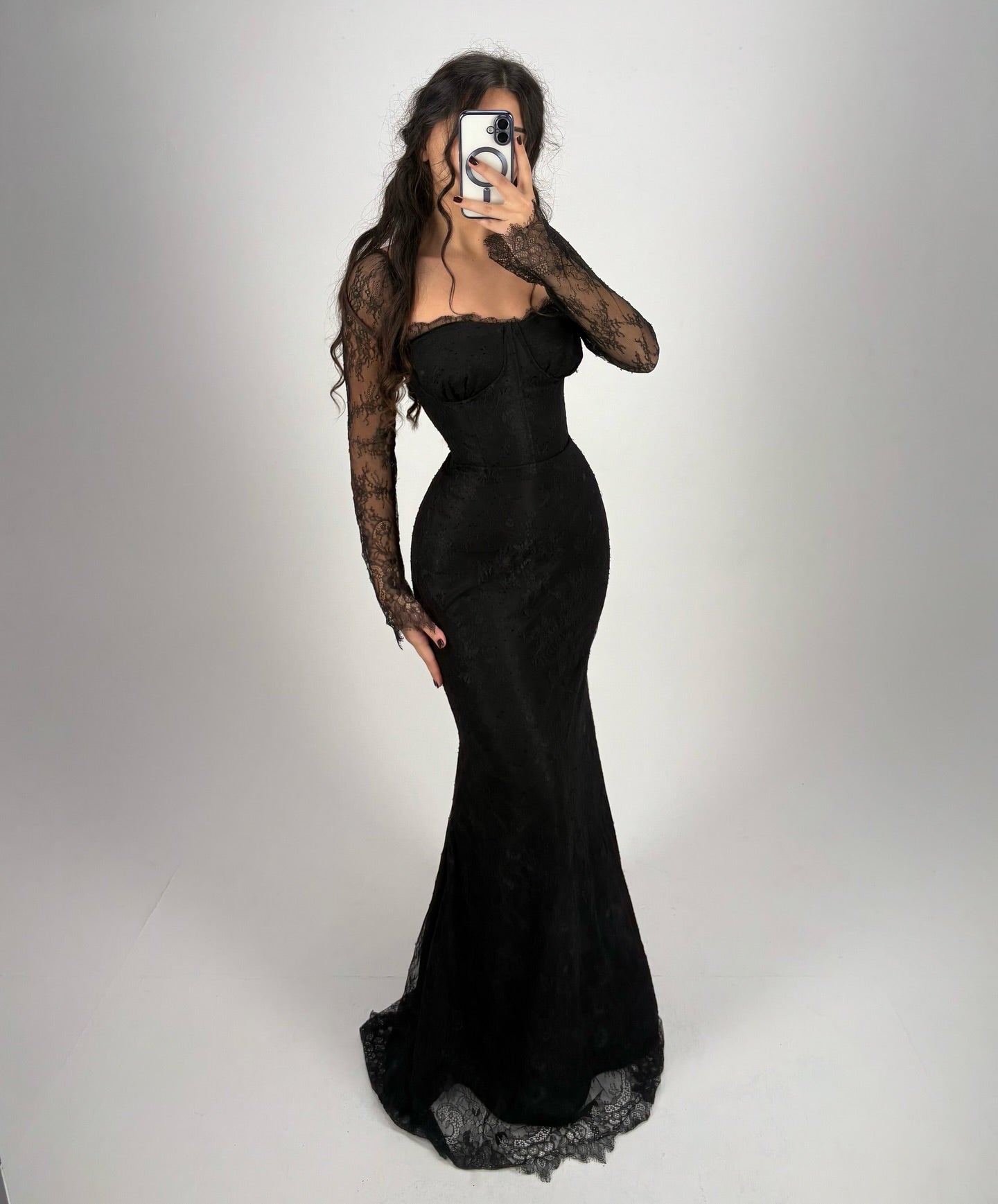 Sexy Lace U-Neck Slim Fit Elegant Dress