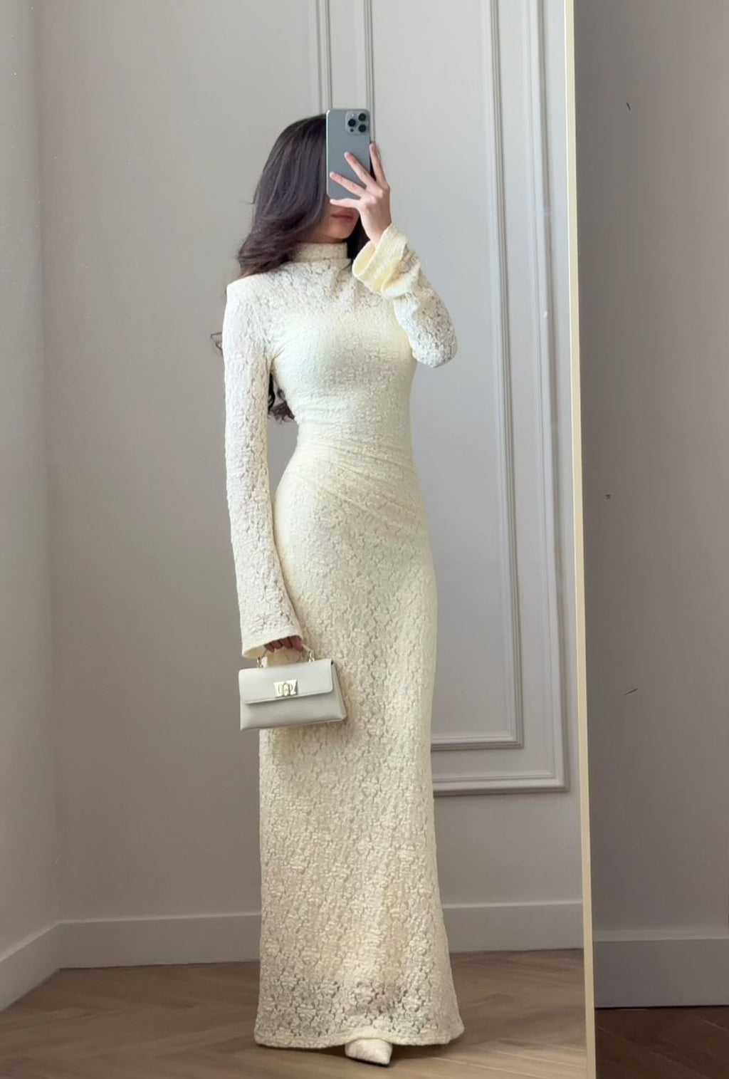 Sexy Elegant Long Sleeve Pullover Lace Slim Dress